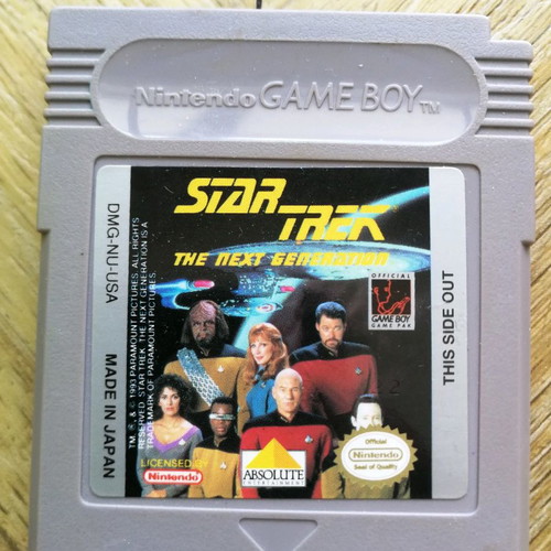 Star Trek The Next Generation game used for Nintendo Gameboy
