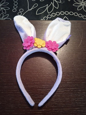 Παιδική στέκα μαλλιών λαγουδάκι Milka μεταχειρισμένη, πολύχρωμη