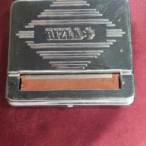 Rizla device and gas lighter like new, matte inox