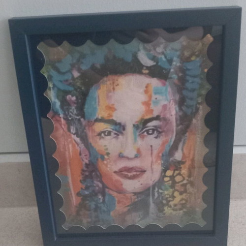 Frida Kahlo painting new, beautiful portrait