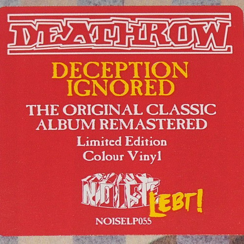 Deathrow Deception Ignored 2018 Limited Edition Silver Vinyl LP new