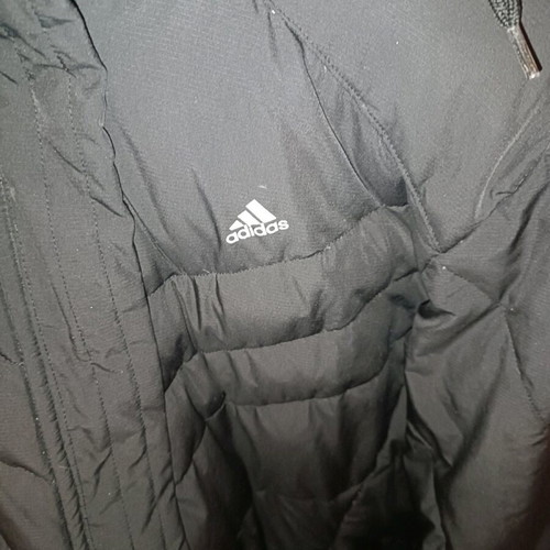 Adidas women's down jacket medium used, black
