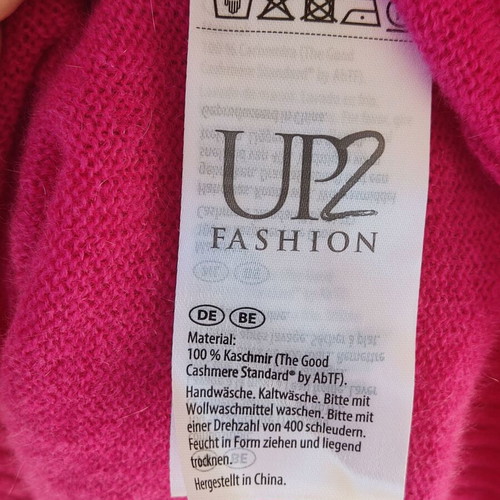 Cashmere sweater pink fuchsia size M like new