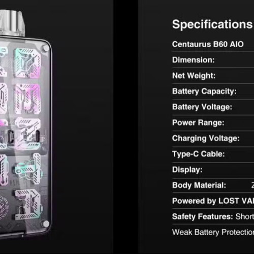 Lost Vape Centaurus B60 AIO Kit 60W new