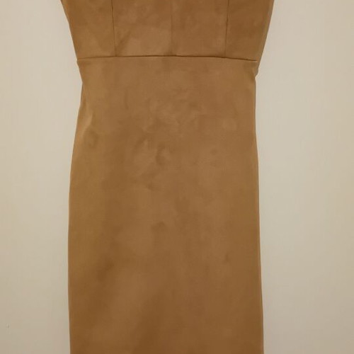 Castori mini dress like new, camel color, size S