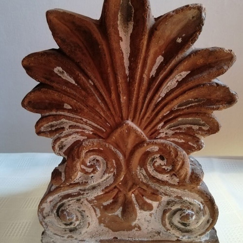 Akrokeramo used, rare 1920s decorative architectural ornament