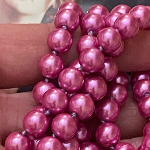 Vintage necklace with pearls 64 cm like new