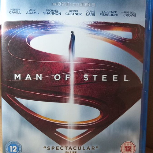 Man of Steel Blu-ray with English subtitles