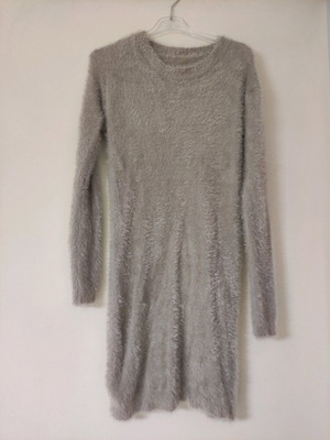 Winter dress beige very soft refurbished size M
