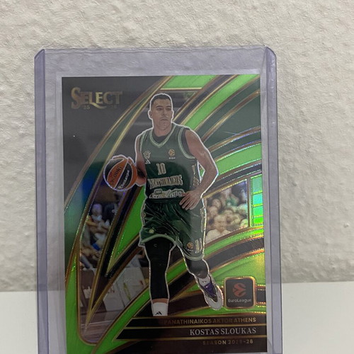 Kostas Sloukas Panini Select Euroleague card like new