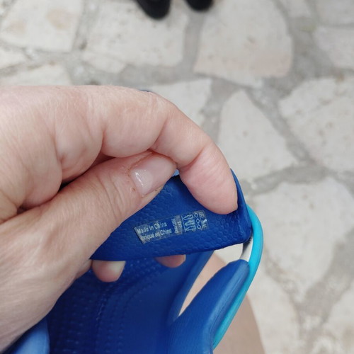 Crocs kids sandals like new, blue