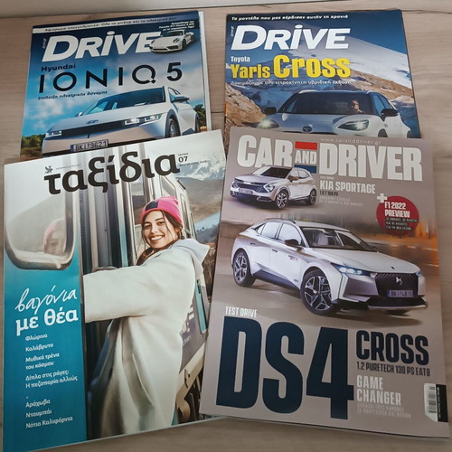 Magazines new, pack of 9 pieces