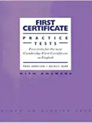Βιβλίο First Certificate Practice Tests σαν καινούργιο