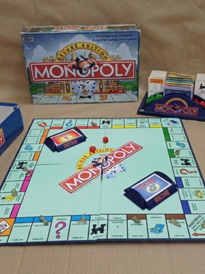 Monopoly Vintage Deluxe Edition board game used