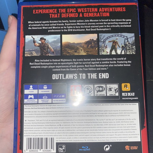 Red Dead Redemption PlayStation 4 game like new
