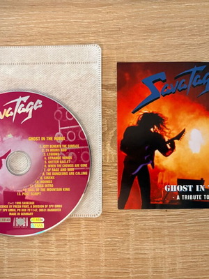 Savatage Ghost in the Ruins CD used, metal tribute to Criss Oliva