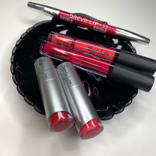 Beauty Line makeup products new with 2 lipsticks and 2 matte lipsticks