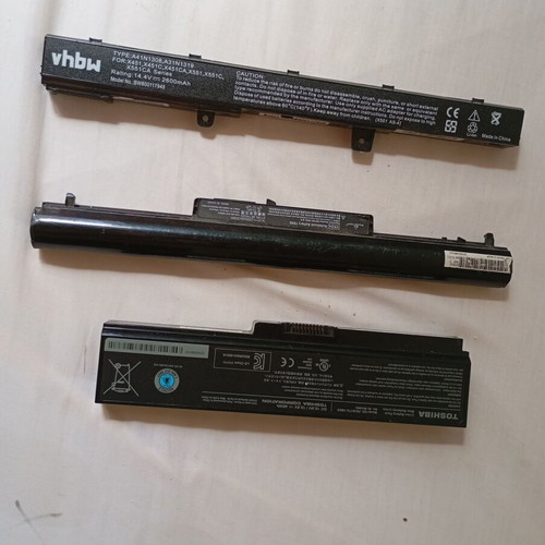 Laptop batteries used compatible with ASUS, Dell, HP models