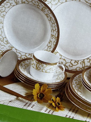 Sweiss porcelain dinnerware set, 20 pieces, Rosenthal 2007