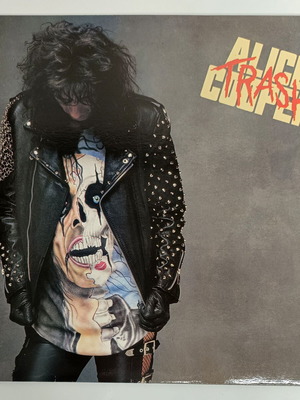 Alice Cooper Trash Vinyl LP като нов, рок