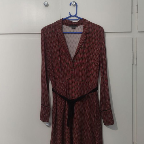 Attrattivo winter dress like new, size L, with black fabric belt
