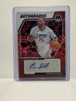 Panini Mosaic Norman Powell Auto red 2023-24 καινούργιο