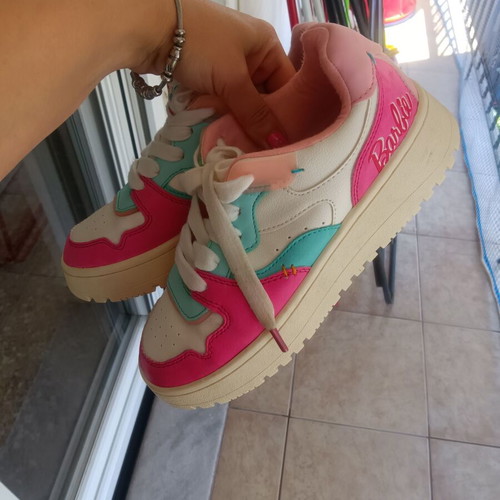 Barbie sneakers size 36 like new for girls