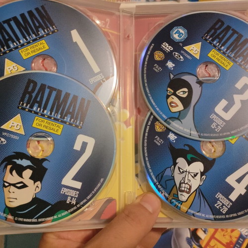 Batman The Animated Series Volume 1 DVD, English subtitles