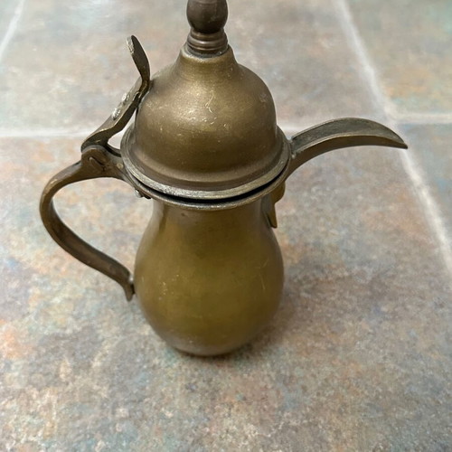 Vintage Ottoman Brass Teapot DALLAH like new
