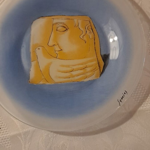 Collectible plates new from Samios, set of 4, Loumidis coffee