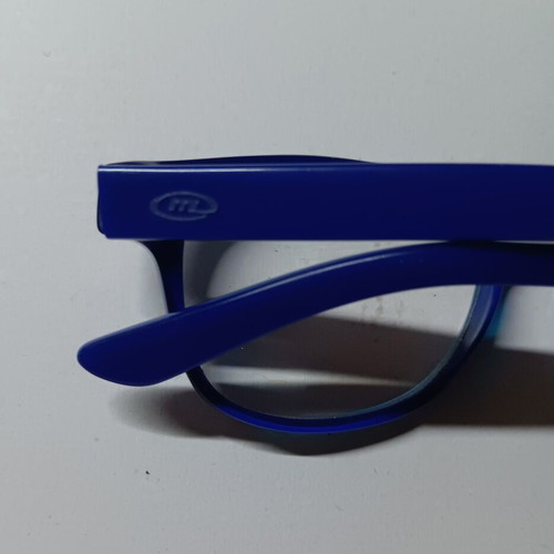 Moritz kids eyeglasses used, blue color