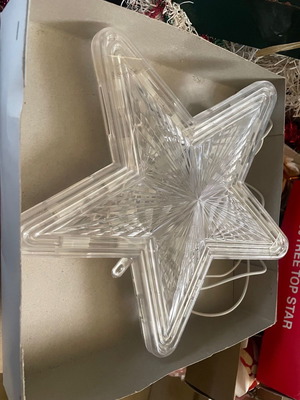 Vintage Christmas tree topper new