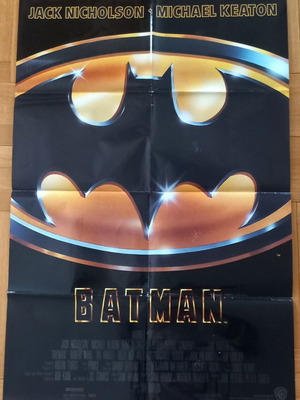 Batman (1989) πρωτότυπη κινηματογραφική αφίσα σαν καινούργιο