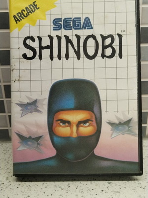 Sega Master System Shinobi used, vintage 1988