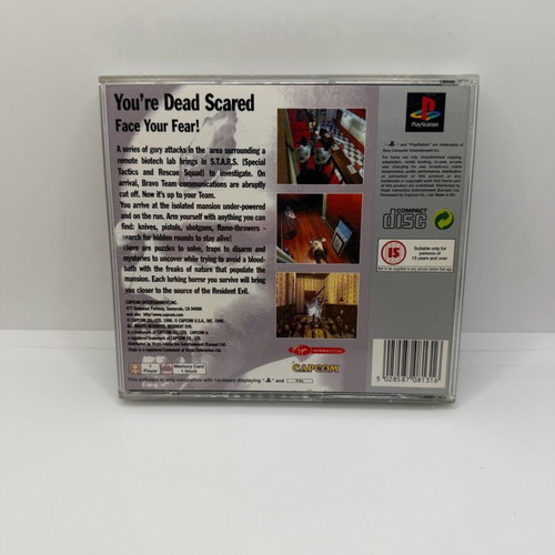 Resident Evil PS1 used game