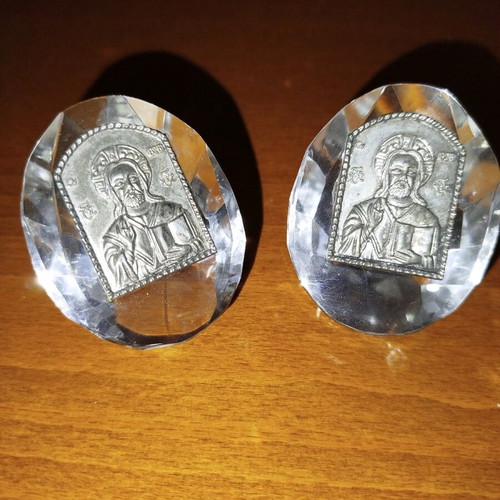 Glass decorative items like new, set of 15