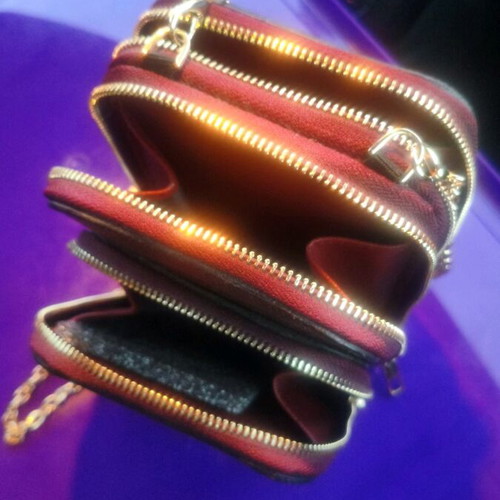 FRNC shoulder bag new, bordeaux, eco leather