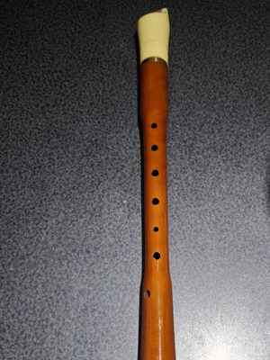Hohner No. 9509 ξύλινη σοπράνο φλογέρα με θήκη