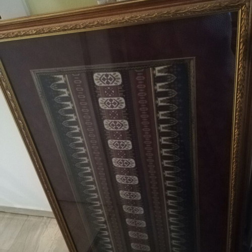 Embroidery in frame like new