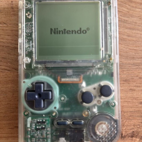 Nintendo Game Boy Pocket used with horizontal lines on screen