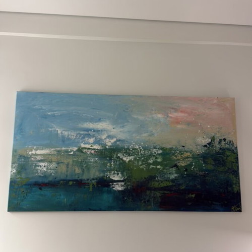 Paintings acrylic and oil on canvas with author certificate, new