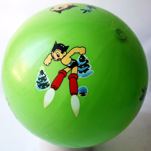 Astro Boy πράσινη φουσκωτή μπάλα καινούρια