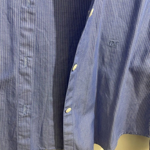 Dolce & Gabbana slim fit shirt blue with white stripe like new, size S/M
