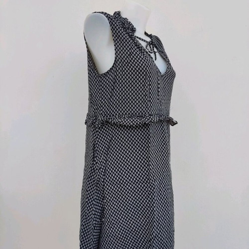Dress No.42 black with white pattern like new