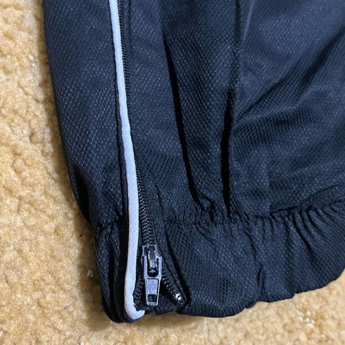 Lacoste sport tracksuit size M black and white new
