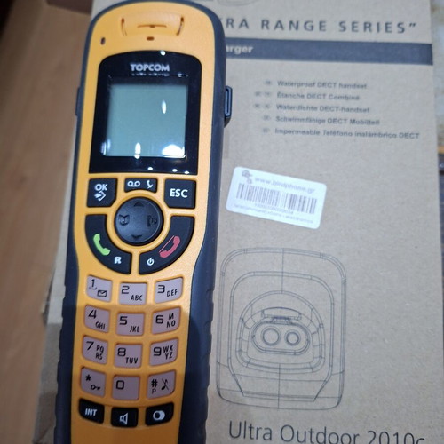 Topcom Ultra Outdoor 2010c cordless phones, new, pack of 2