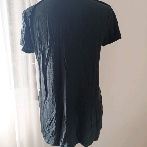 Ralph Lauren striped black and white top like new, size XS/S
