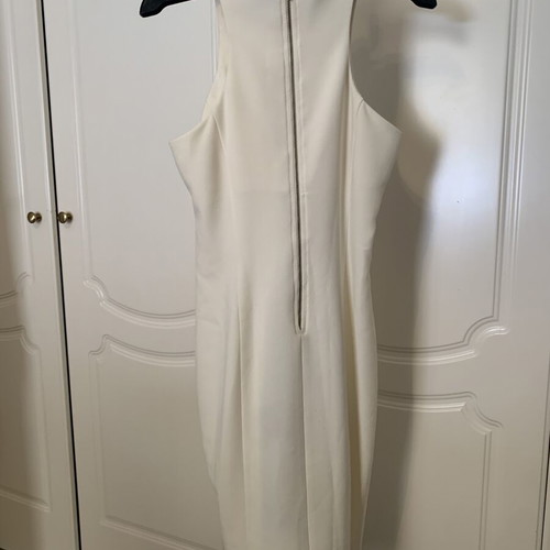 Forel white alpha shaped dress size small like new
