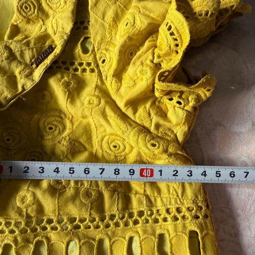 Killah summer women dress, used, size M, mustard color