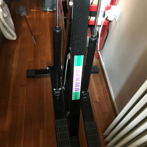 Step gym machine used, fully functional with misadjusted screen